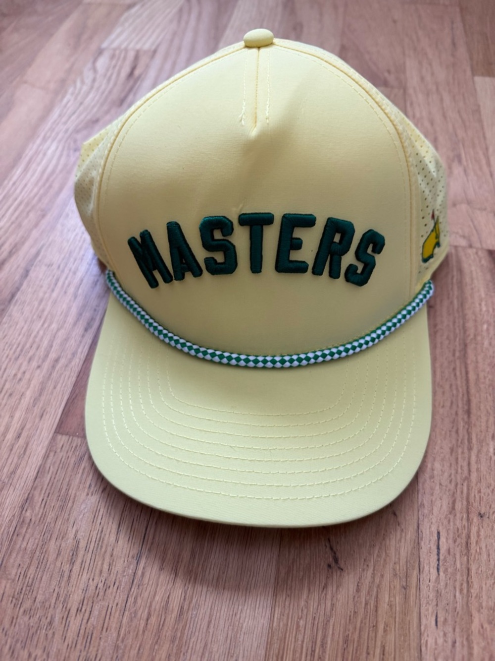MASTERS YELLOW HAT AMERICAN NEEDLE SNAPBACK HAT